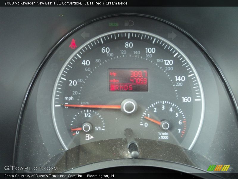 Salsa Red / Cream Beige 2008 Volkswagen New Beetle SE Convertible