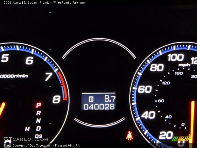 Premium White Pearl / Parchment 2006 Acura TSX Sedan