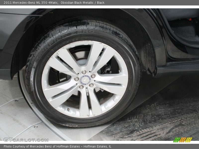 Obsidian Black Metallic / Black 2011 Mercedes-Benz ML 350 4Matic