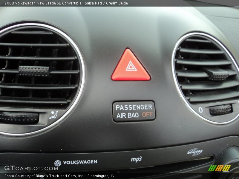 Salsa Red / Cream Beige 2008 Volkswagen New Beetle SE Convertible