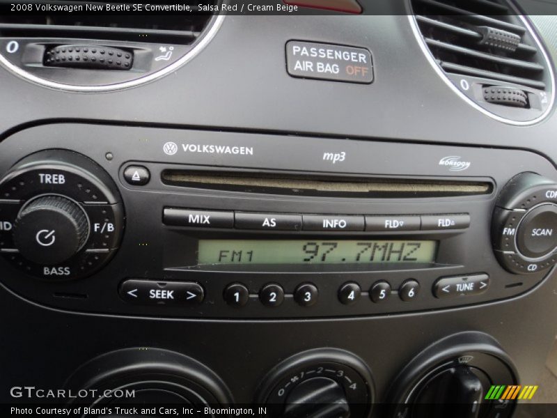Salsa Red / Cream Beige 2008 Volkswagen New Beetle SE Convertible