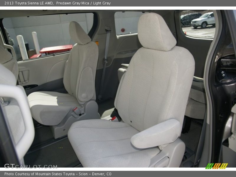 Predawn Gray Mica / Light Gray 2013 Toyota Sienna LE AWD