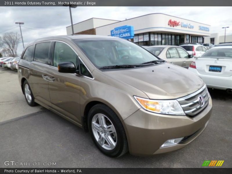 Mocha Metallic / Beige 2011 Honda Odyssey Touring