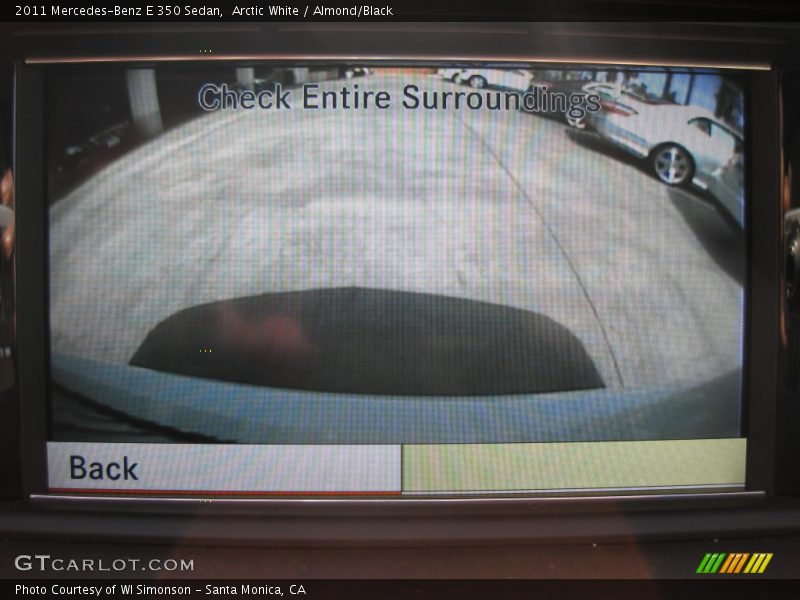 Arctic White / Almond/Black 2011 Mercedes-Benz E 350 Sedan