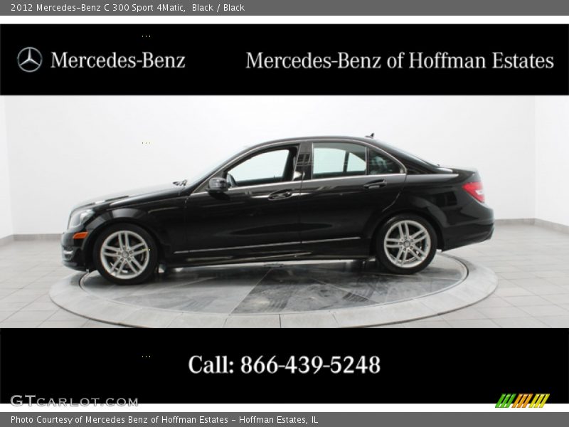 Black / Black 2012 Mercedes-Benz C 300 Sport 4Matic