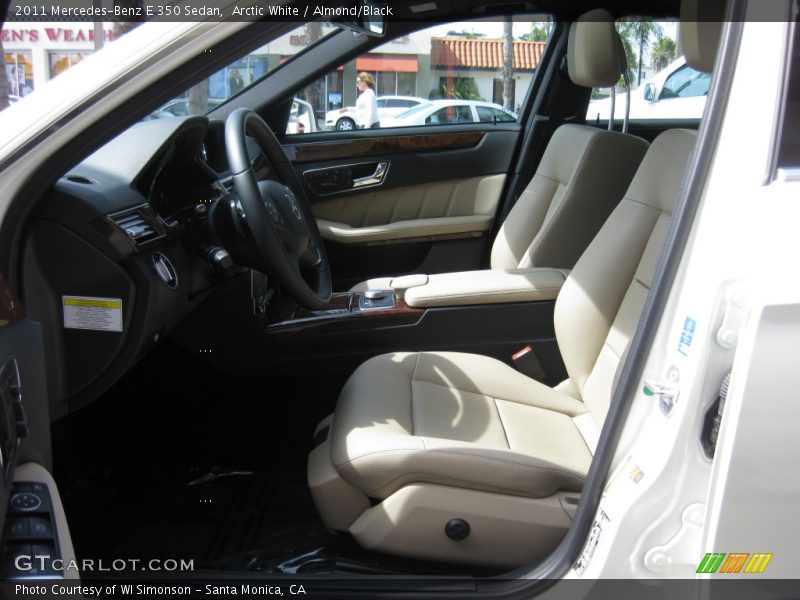 Arctic White / Almond/Black 2011 Mercedes-Benz E 350 Sedan