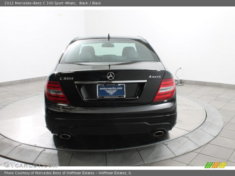 Black / Black 2012 Mercedes-Benz C 300 Sport 4Matic