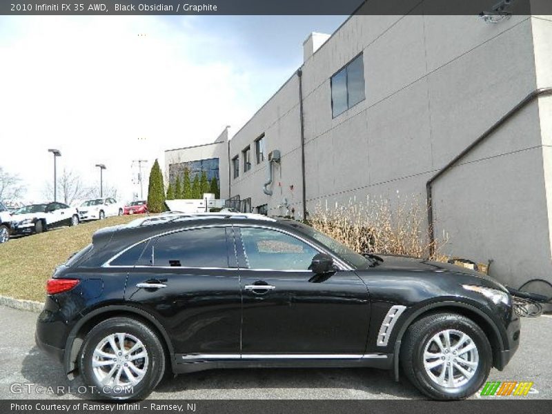 Black Obsidian / Graphite 2010 Infiniti FX 35 AWD
