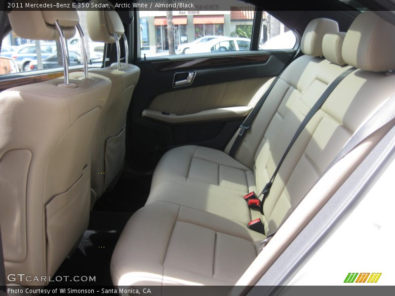 Arctic White / Almond/Black 2011 Mercedes-Benz E 350 Sedan