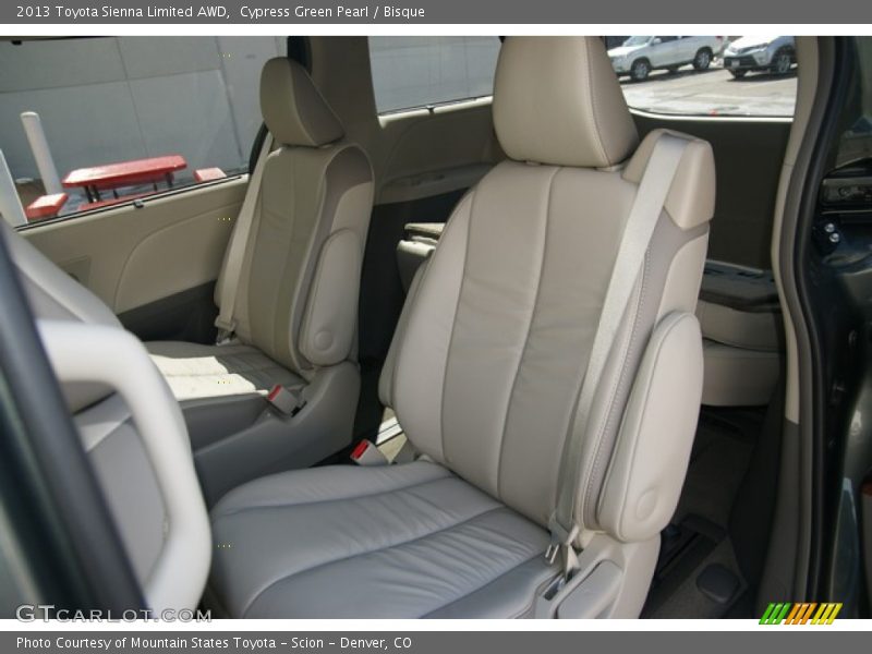 Cypress Green Pearl / Bisque 2013 Toyota Sienna Limited AWD