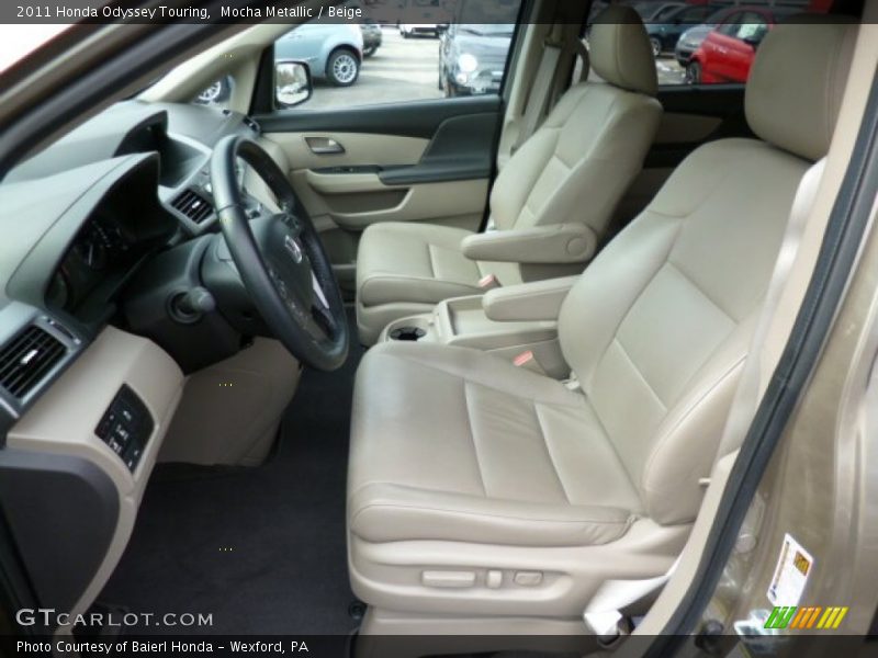 Mocha Metallic / Beige 2011 Honda Odyssey Touring