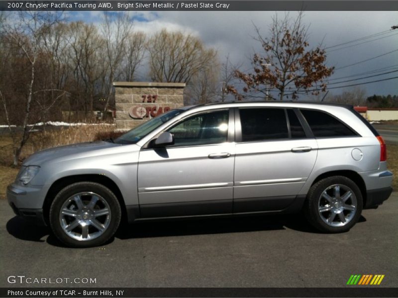 Bright Silver Metallic / Pastel Slate Gray 2007 Chrysler Pacifica Touring AWD