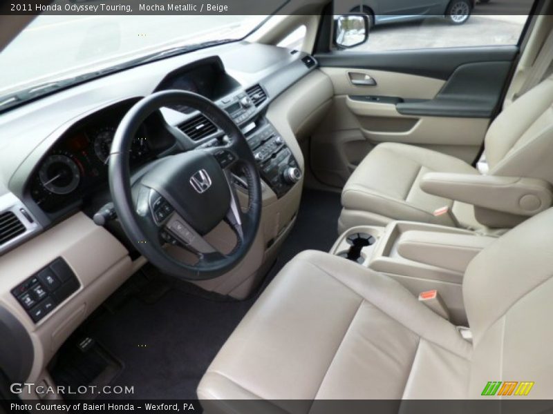 Mocha Metallic / Beige 2011 Honda Odyssey Touring