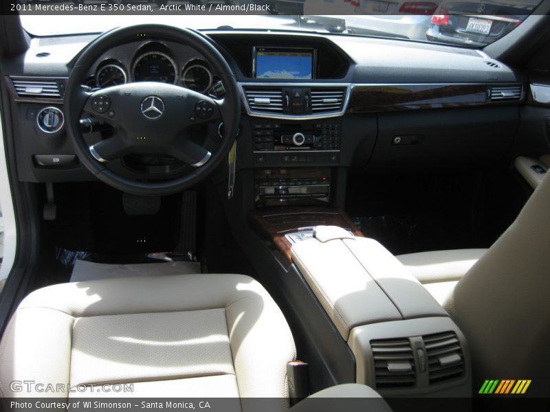 Arctic White / Almond/Black 2011 Mercedes-Benz E 350 Sedan