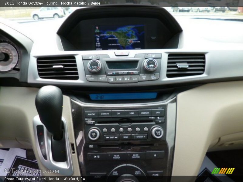Mocha Metallic / Beige 2011 Honda Odyssey Touring