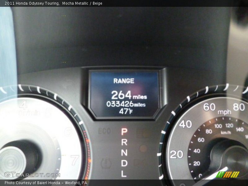 Mocha Metallic / Beige 2011 Honda Odyssey Touring