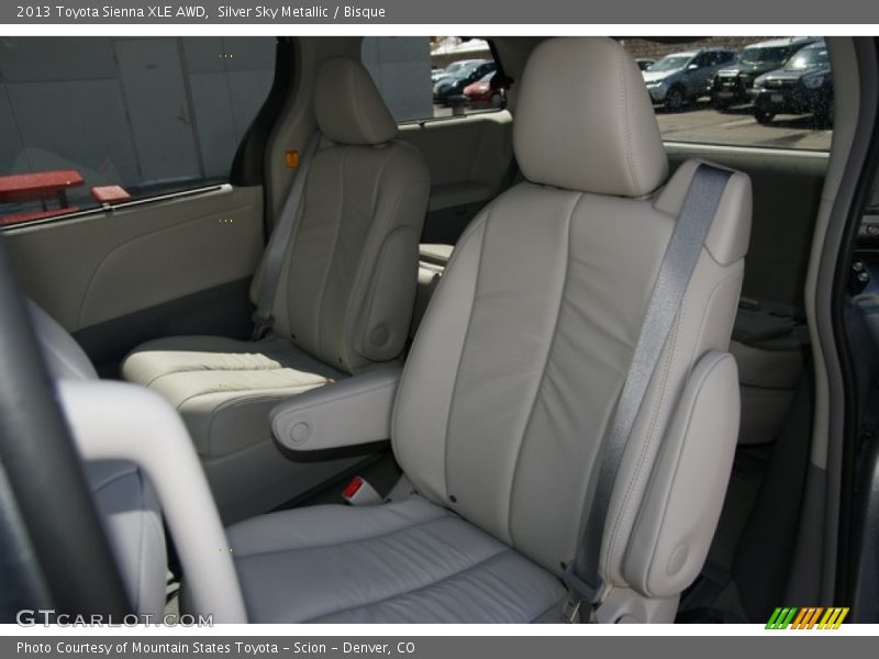 Silver Sky Metallic / Bisque 2013 Toyota Sienna XLE AWD