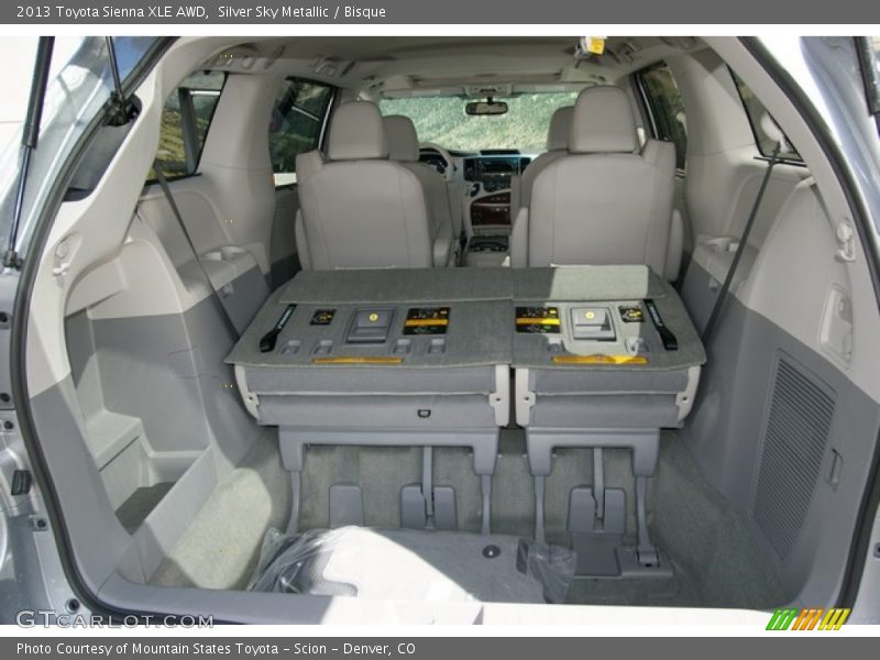 Silver Sky Metallic / Bisque 2013 Toyota Sienna XLE AWD