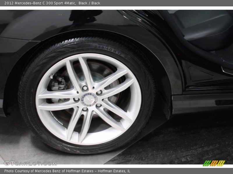Black / Black 2012 Mercedes-Benz C 300 Sport 4Matic