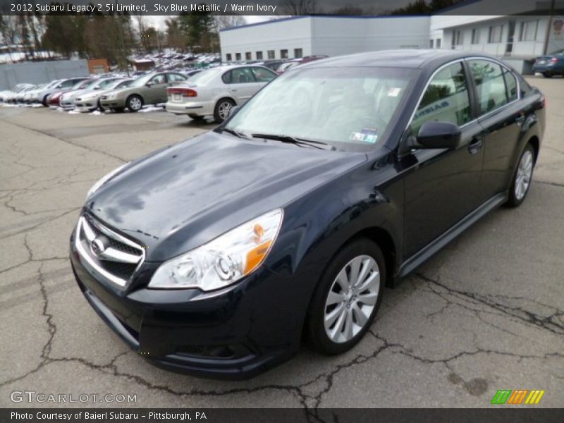 Sky Blue Metallic / Warm Ivory 2012 Subaru Legacy 2.5i Limited
