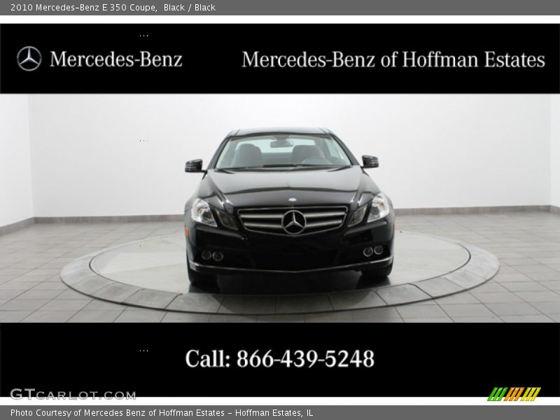 Black / Black 2010 Mercedes-Benz E 350 Coupe