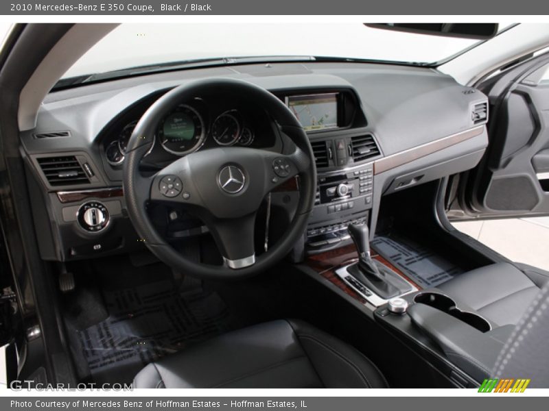 Black / Black 2010 Mercedes-Benz E 350 Coupe