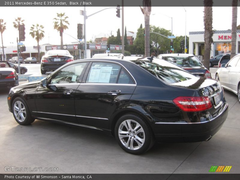 Black / Black 2011 Mercedes-Benz E 350 Sedan