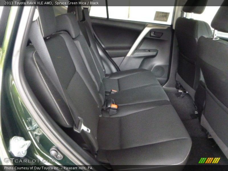 Spruce Green Mica / Black 2013 Toyota RAV4 XLE AWD