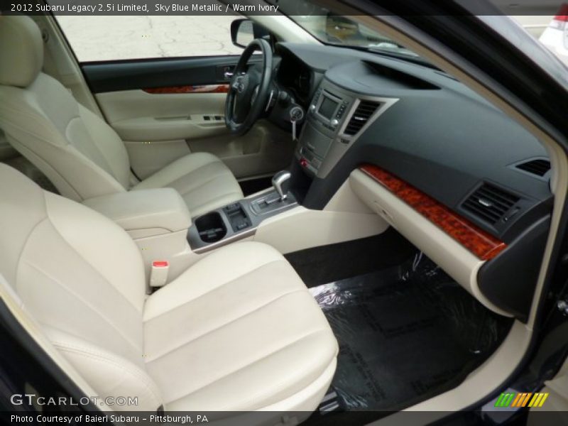 Sky Blue Metallic / Warm Ivory 2012 Subaru Legacy 2.5i Limited