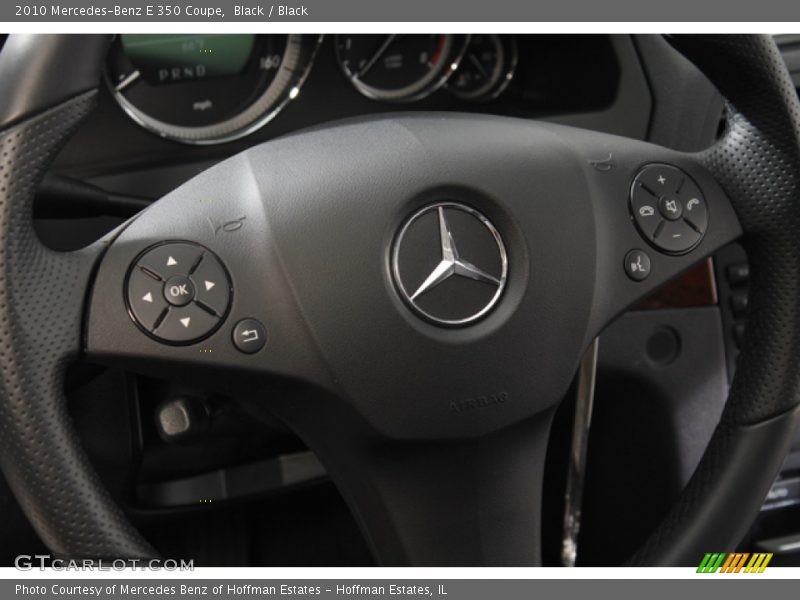 Black / Black 2010 Mercedes-Benz E 350 Coupe