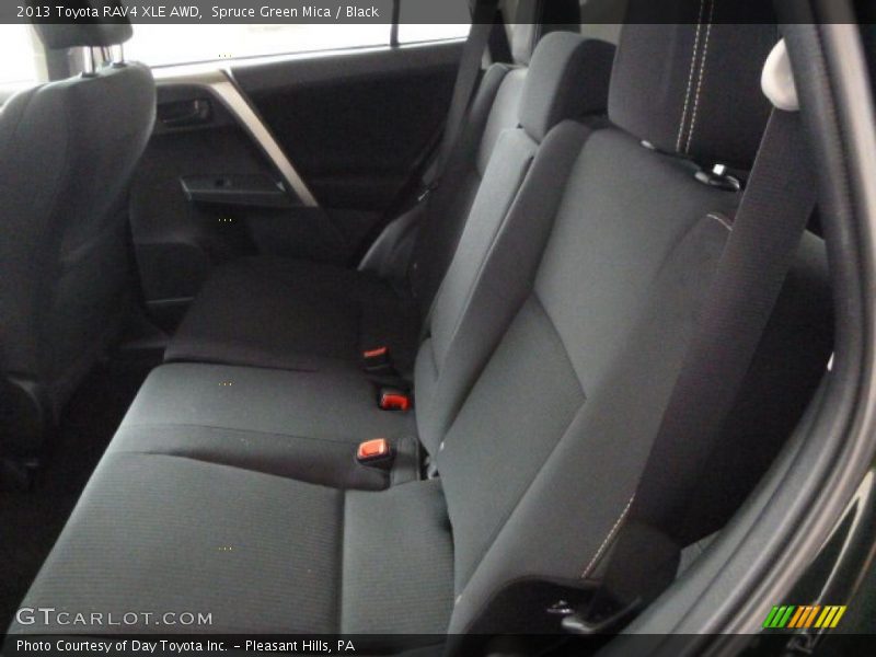 Spruce Green Mica / Black 2013 Toyota RAV4 XLE AWD