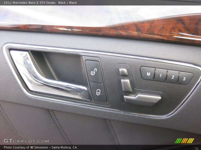 Black / Black 2011 Mercedes-Benz E 350 Sedan