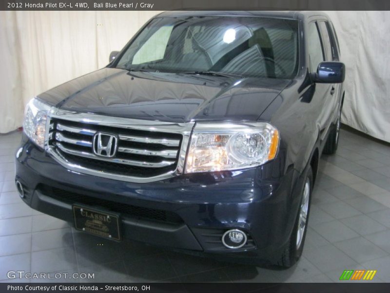 Bali Blue Pearl / Gray 2012 Honda Pilot EX-L 4WD