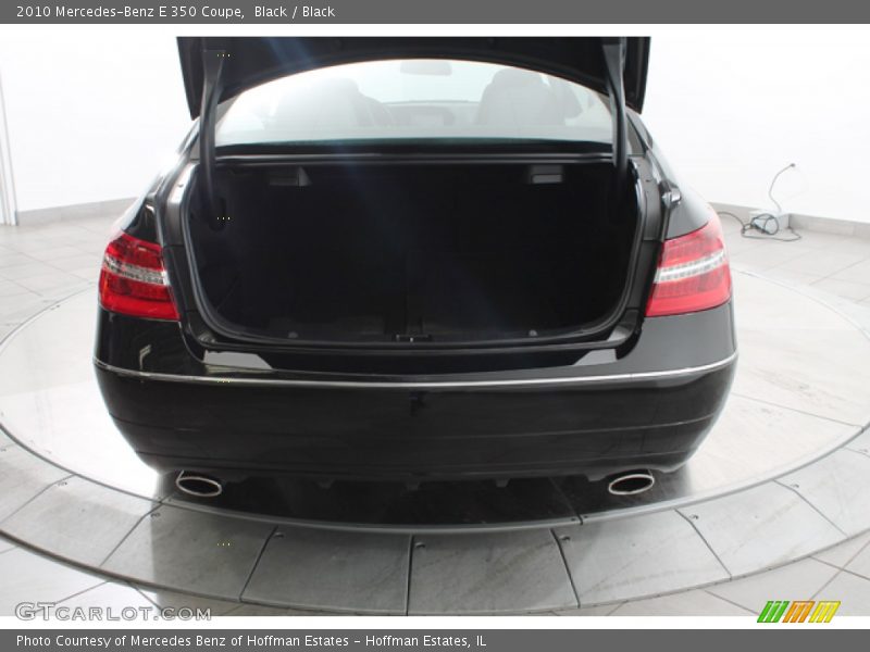 Black / Black 2010 Mercedes-Benz E 350 Coupe