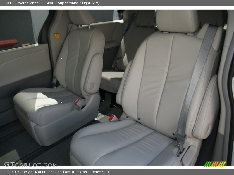 Super White / Light Gray 2013 Toyota Sienna XLE AWD