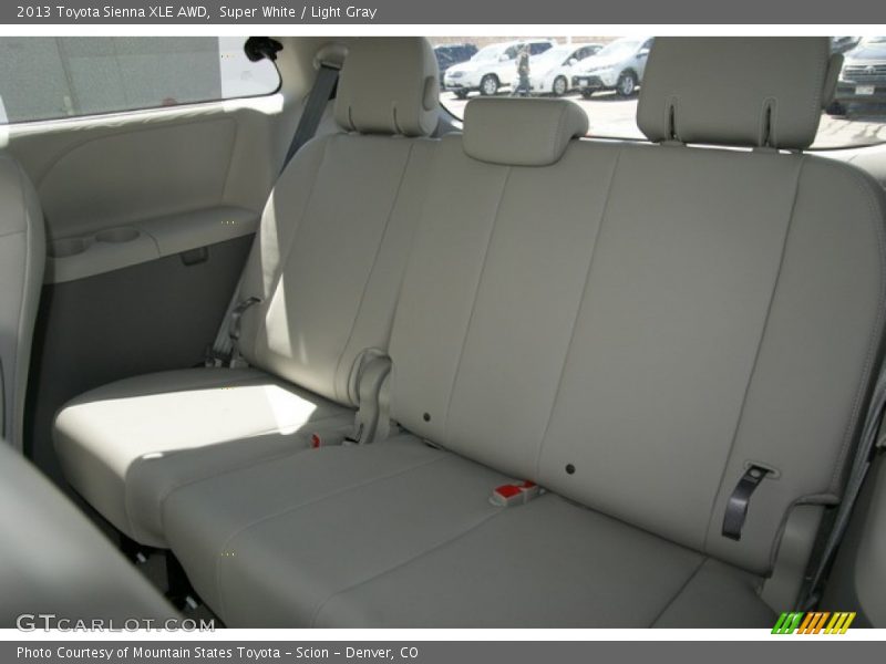 Super White / Light Gray 2013 Toyota Sienna XLE AWD