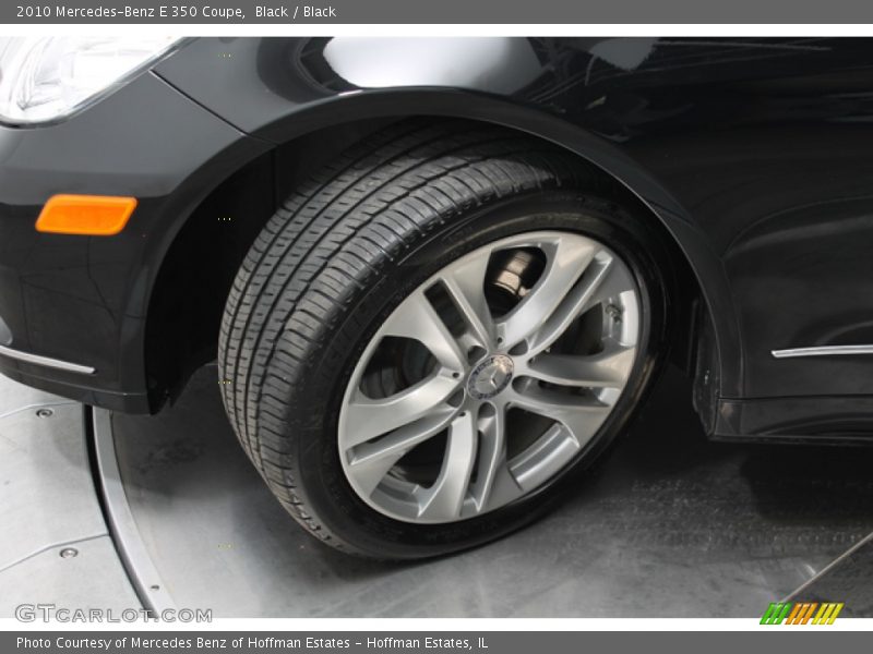 Black / Black 2010 Mercedes-Benz E 350 Coupe