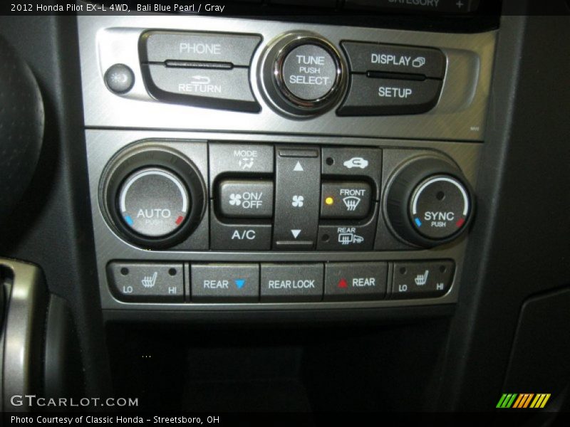 Bali Blue Pearl / Gray 2012 Honda Pilot EX-L 4WD