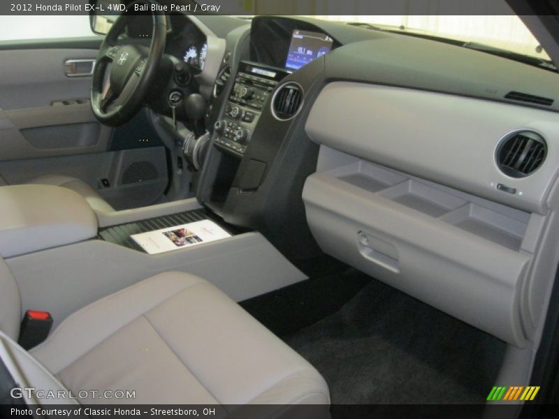 Bali Blue Pearl / Gray 2012 Honda Pilot EX-L 4WD