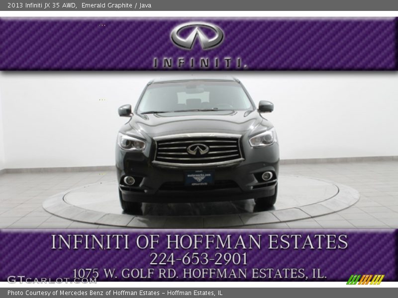 Emerald Graphite / Java 2013 Infiniti JX 35 AWD