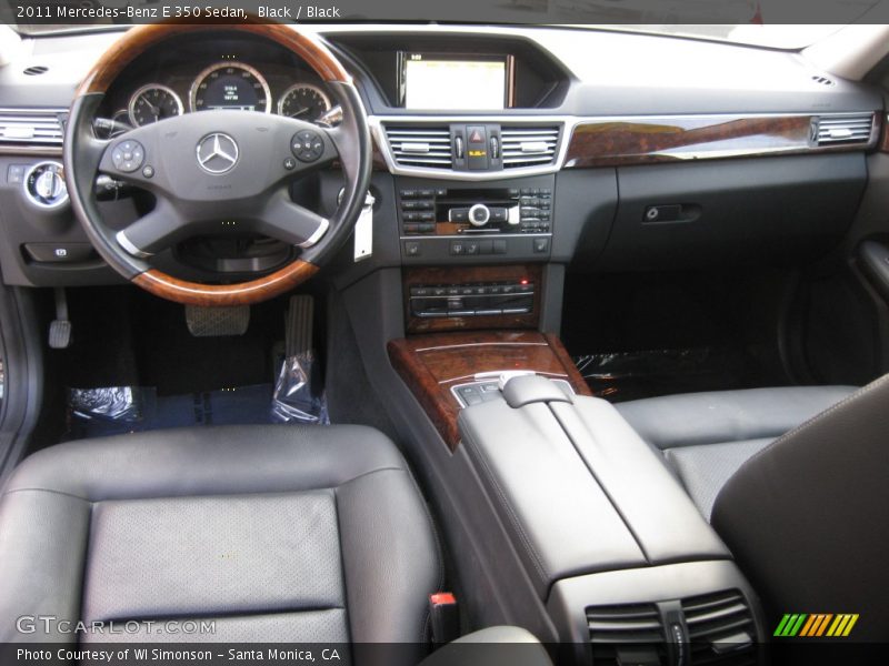 Black / Black 2011 Mercedes-Benz E 350 Sedan