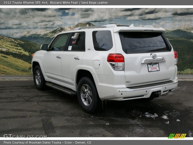 Blizzard White Pearl / Sand Beige Leather 2013 Toyota 4Runner SR5 4x4