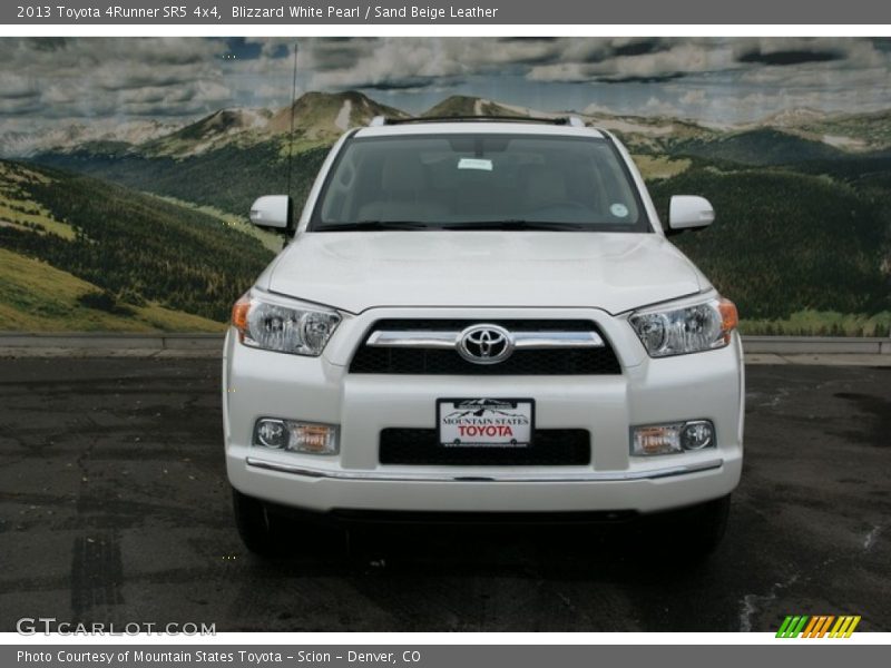 Blizzard White Pearl / Sand Beige Leather 2013 Toyota 4Runner SR5 4x4