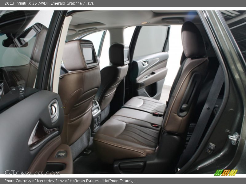 Rear Seat of 2013 JX 35 AWD