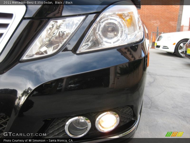 Black / Black 2011 Mercedes-Benz E 350 Sedan