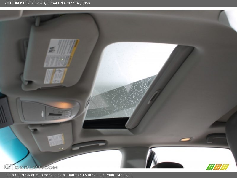 Emerald Graphite / Java 2013 Infiniti JX 35 AWD