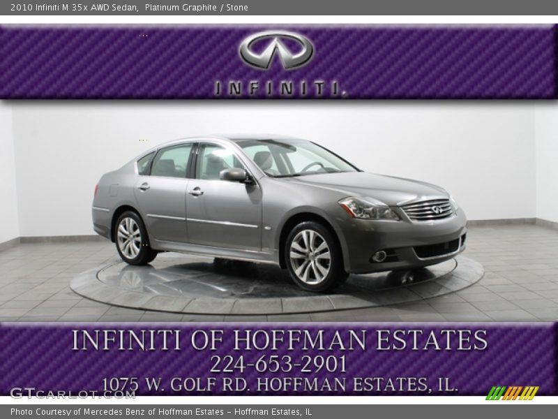 Platinum Graphite / Stone 2010 Infiniti M 35x AWD Sedan