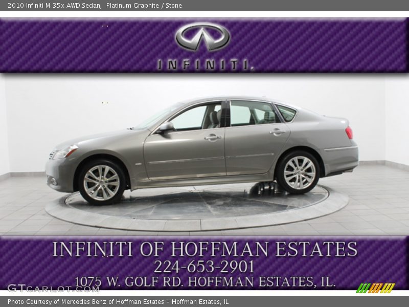Platinum Graphite / Stone 2010 Infiniti M 35x AWD Sedan