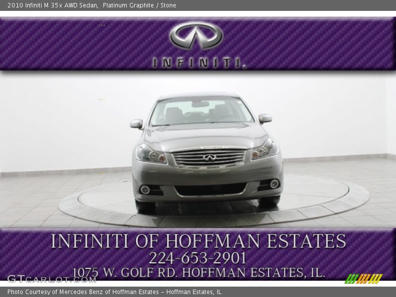 Platinum Graphite / Stone 2010 Infiniti M 35x AWD Sedan
