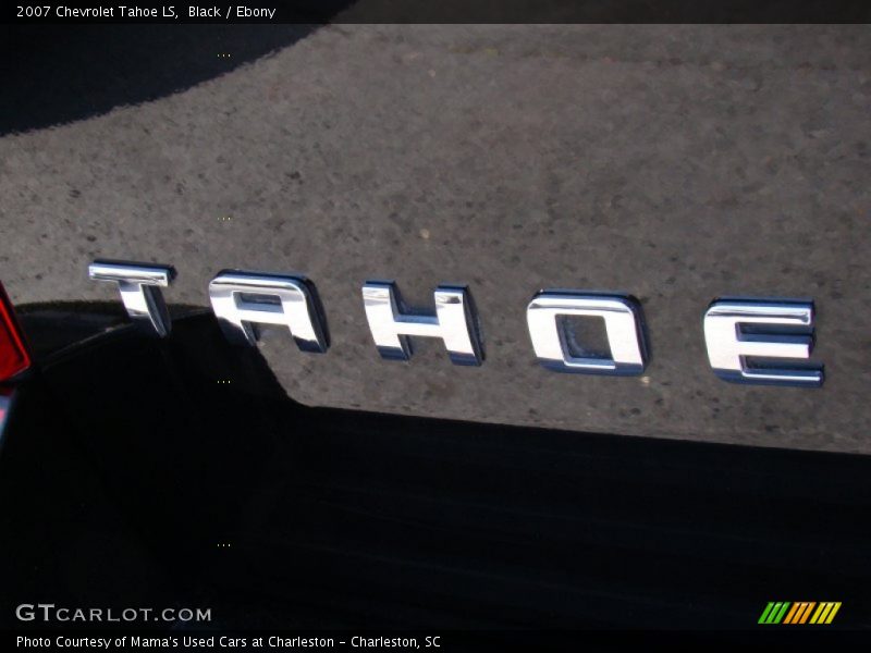 Black / Ebony 2007 Chevrolet Tahoe LS